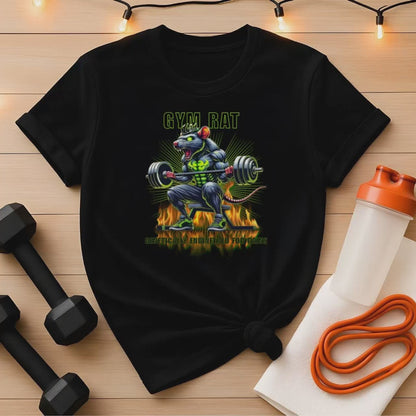Muscle Gym Rat T-Shirt - Genetically Engineered For Gains